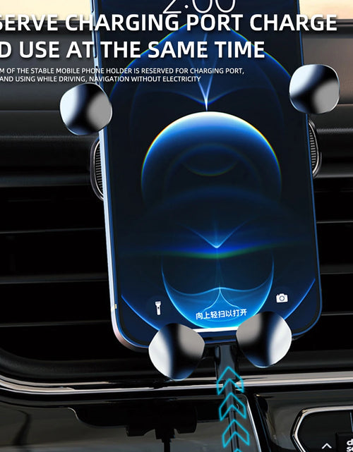 Load image into Gallery viewer, Magnetic Car Phone Holder for 4.7-7 Inch Support Mobile Phone Car Air Vent Mount Universal Shockproof GPS Clip Smartphone Stand
