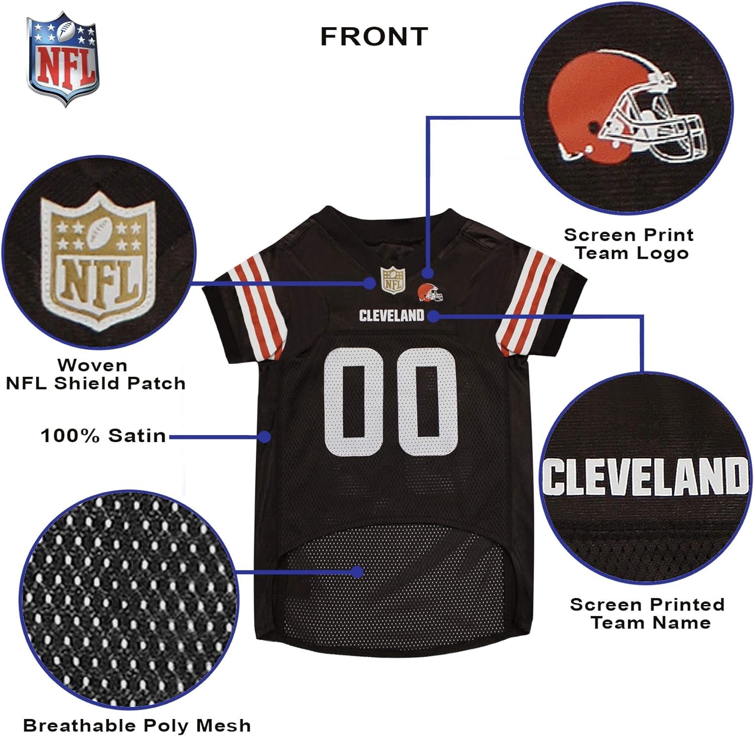 NFL Chicago Bears MESH Jersey for Dogs & Cats