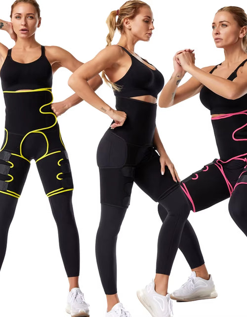 Load image into Gallery viewer, Body 3-In-1 Waist and Thigh Trimmer for Women Weight Loss Butt Lifter Waist Trainer Slimming Support Belt Hip Raise Shapewear
