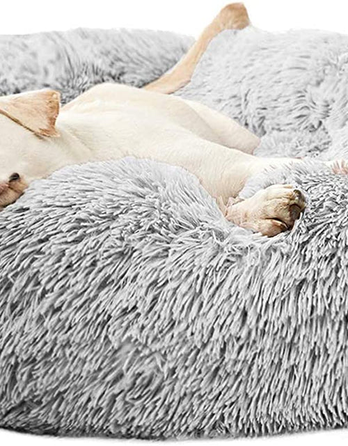 Load image into Gallery viewer, Dog Beds Calming Donut Cuddler, Puppy Dog Beds Large Dogs, Indoor Dog Calming Beds Large,30''
