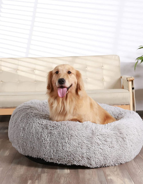 Load image into Gallery viewer, Dog Beds Calming Donut Cuddler, Puppy Dog Beds Large Dogs, Indoor Dog Calming Beds Large,30''
