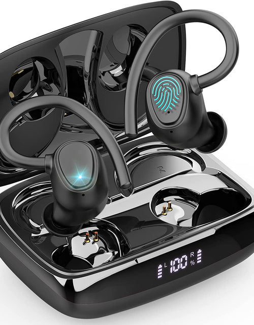 Load image into Gallery viewer, Wireless Earbud, Bluetooth 5.1 Headphones Sport Wireless Bluetooth Earphones in Ear Noise Cancelling Earbud with Mic Deep Bass, Earhooks Ear Buds IP7 Waterproof 48H Headset for Running Gym[2021 New]
