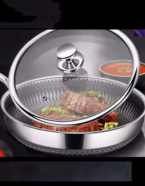 Load image into Gallery viewer, 304 Stainless Steel Non-Stick Frying Pan for Breakfast
