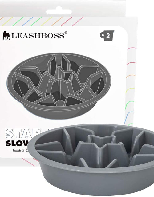 Load image into Gallery viewer, Slow Feeder Dog Bowls - Cup Maze Puzzle Food Bowl with Feeder Holes, Fits into Elevated Pet Feeders - Slow Eating for Large, Medium &amp; Small Sized Breeds (2 Cup - 7.5-8 Inch Feeder Holes)
