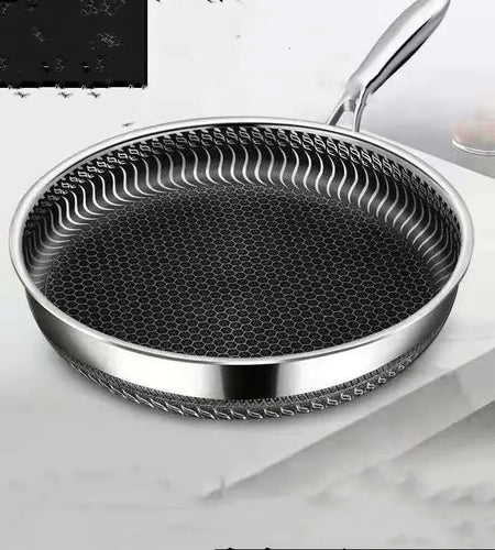 304 Stainless Steel Non-Stick Frying Pan for Breakfast