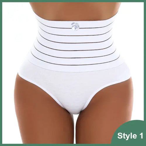 Load image into Gallery viewer, High Waist Postpartum Body Shaper Panties Plus Size
