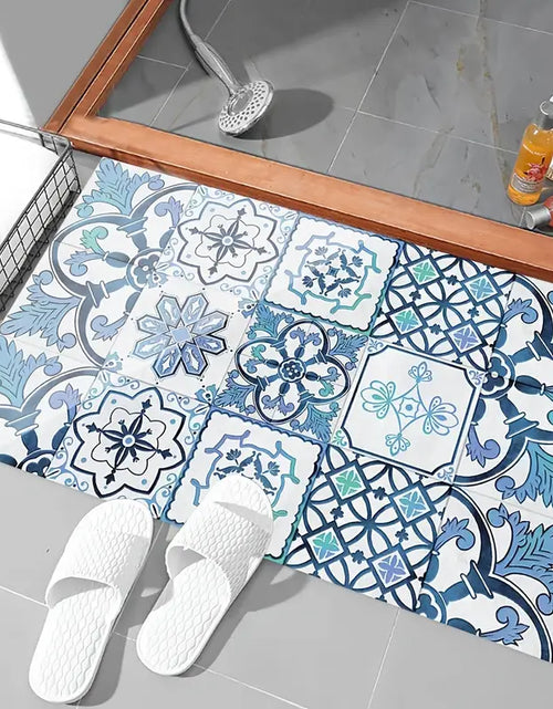 Load image into Gallery viewer, Blue Retro Tile Pattern for Home Renovation and Decor
